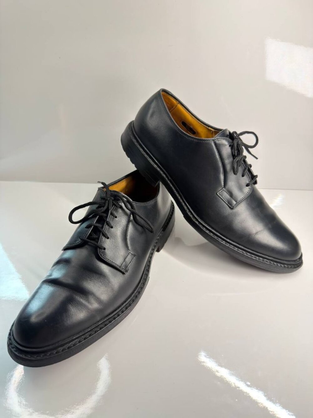 Allen Edmonds Walton Men’s Black Leather Dress Shoes – Made in USA – Size US 9.5